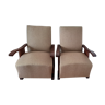 Pair of Art Deco armchairs, Morel Lab