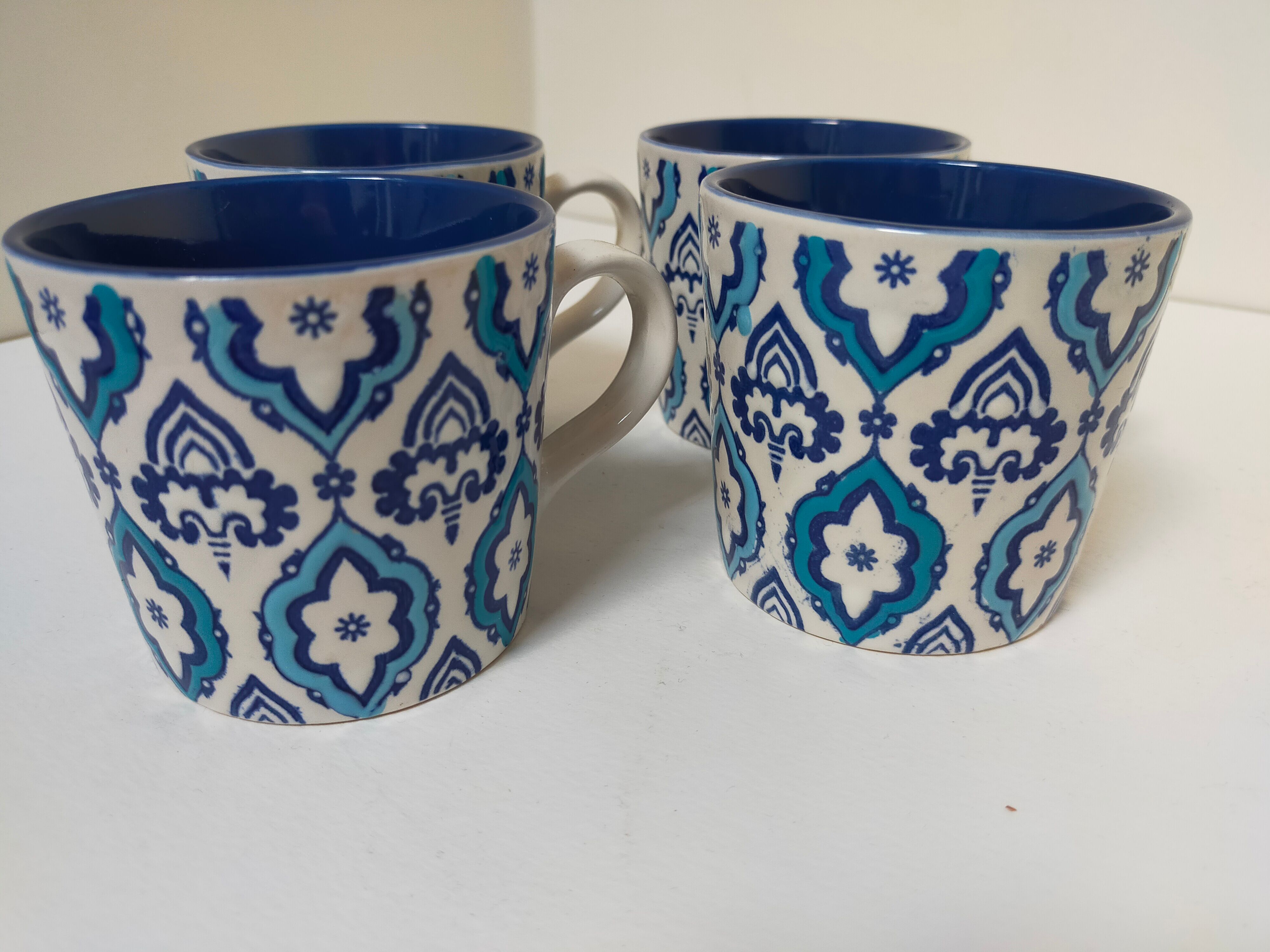 set of 4 cups Blue Tognana