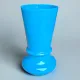 Blue opaline vase, "fair opaline"