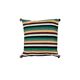 Berber folk cushion in green with pompom.