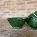 Set of 3 vintage Green Cross Oil bowls