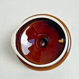 Vintage Villeroy & Boch teapot, in brown stoneware, made in Luxembourg
