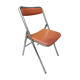 Leather-like folding chair