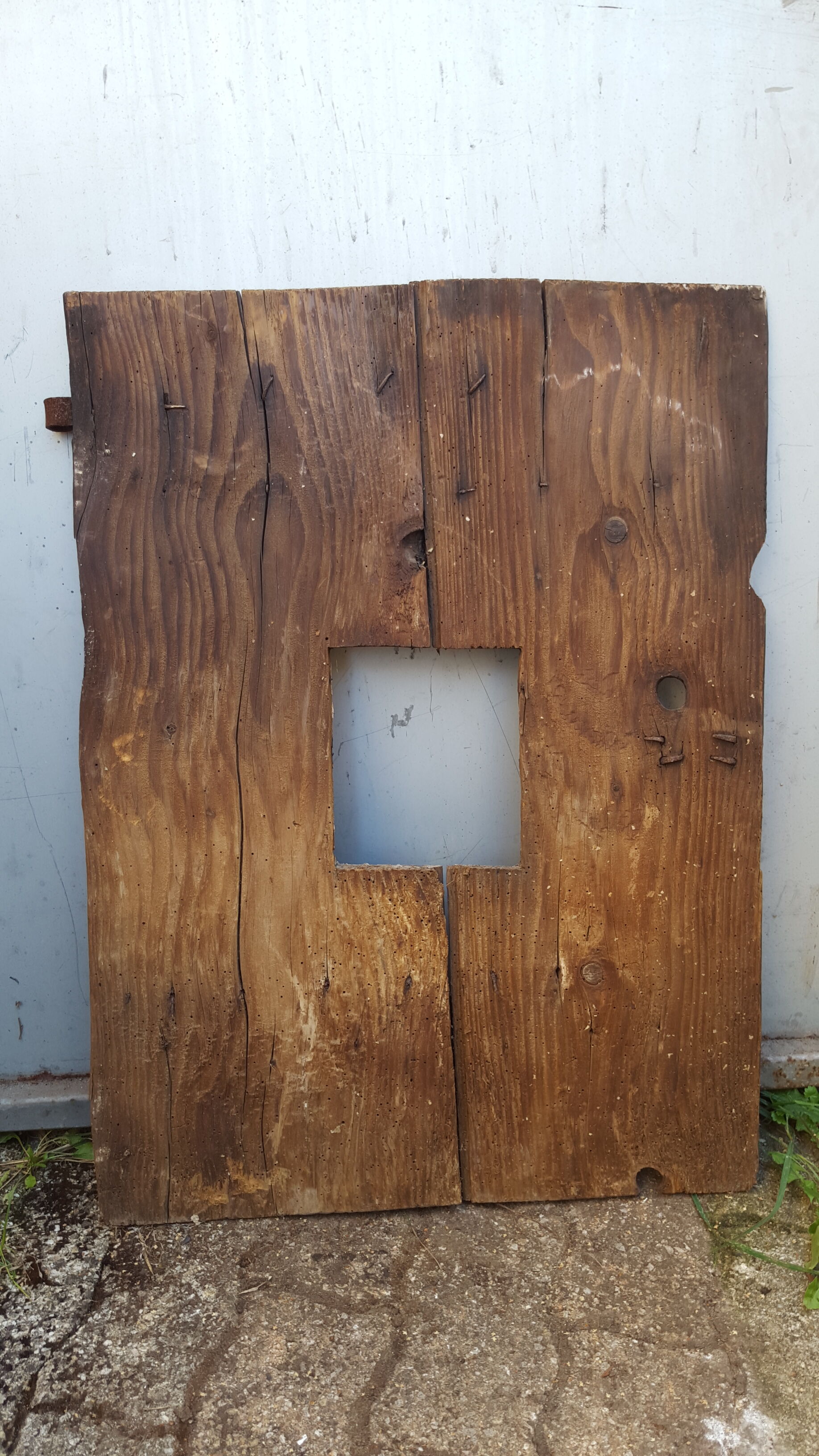 19th-century gate with skylight