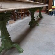 19th century wooden counter