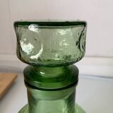 Carafe verrre soufflé dépoli  style empoli