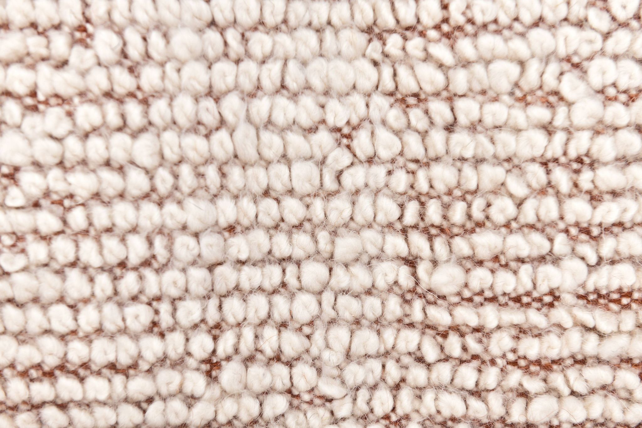 7x9 Terracotta White Turkish Vintage Rug 205x291Cm SK 242886