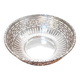Old silver-look metal basket cup from the 1930s nickel silver