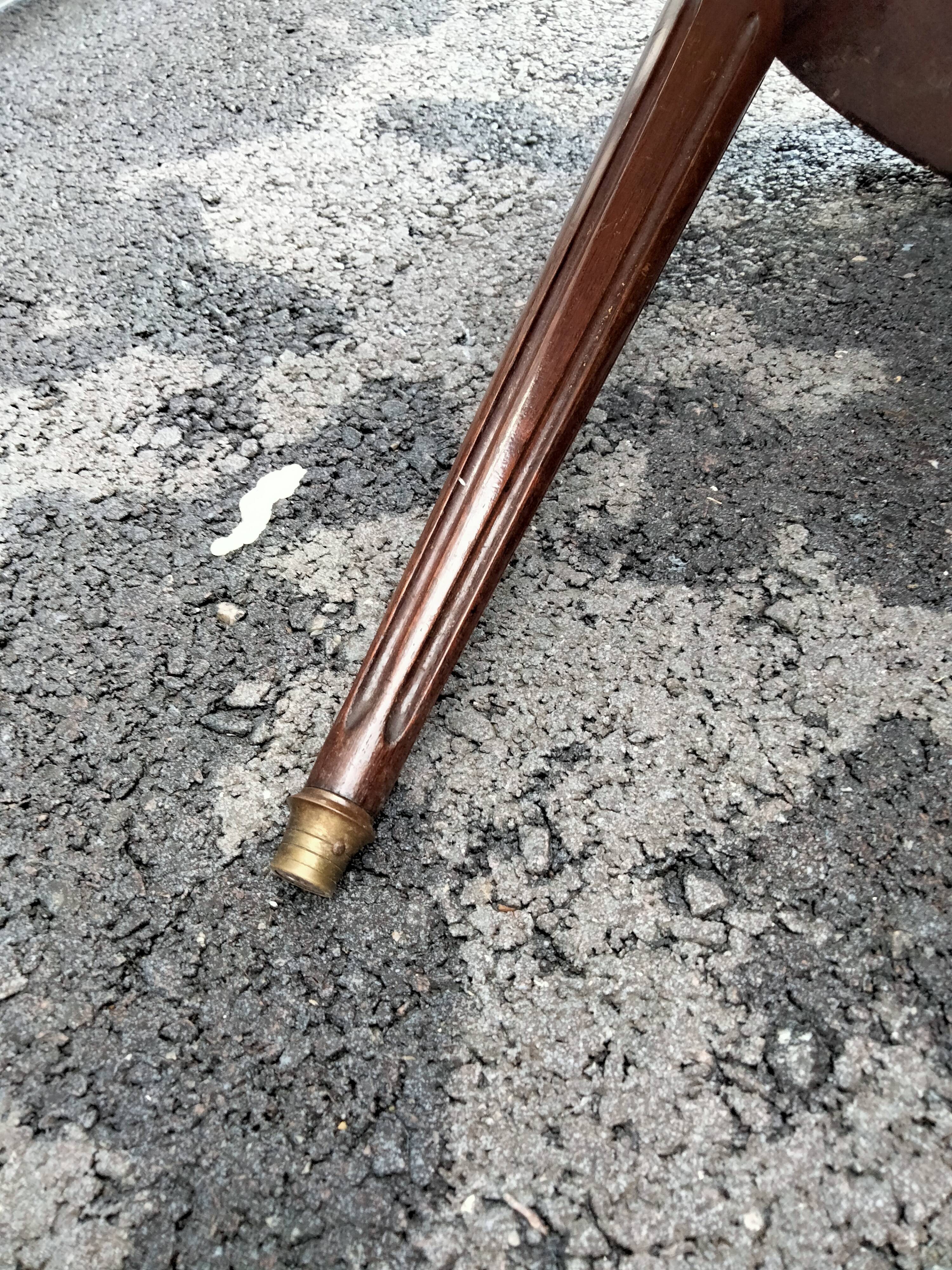 Coffee table hot water bottle marble top louis xvi old style