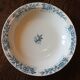 Plat rond creux Terre de fer Bleu chardon Longwy
