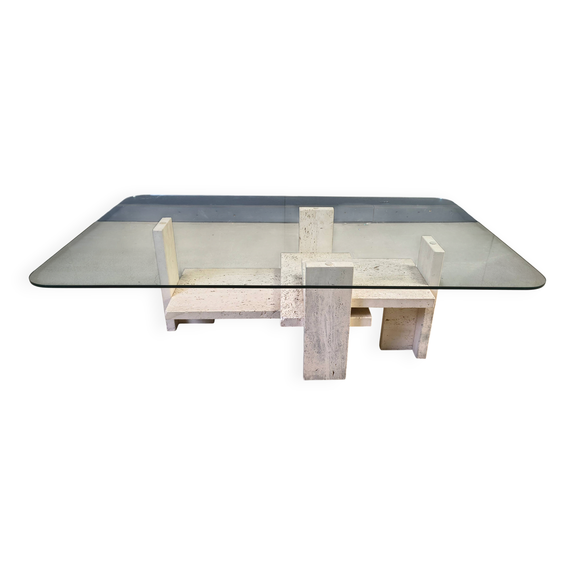 Vintage coffee table by Willy Ballez, 1970s