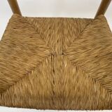 Vintage chair danish design papercord 60s dining chair