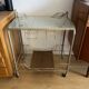 Vintage Rolling Dessert Trolley (Vinyl Record Player Furniture)