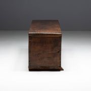 Antique wooden storage chest, France, late 18th century