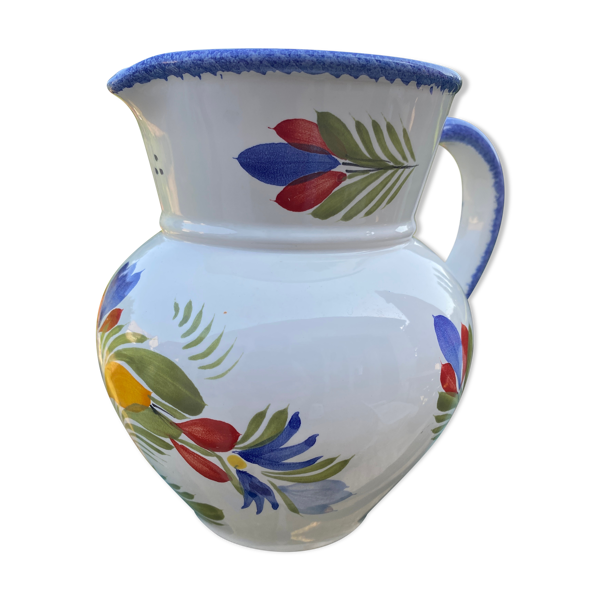 Pichet à eau/lait signé Quimper vintage