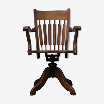 Antique English captain's chair