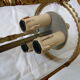3-light suspension lantern with bulging glass