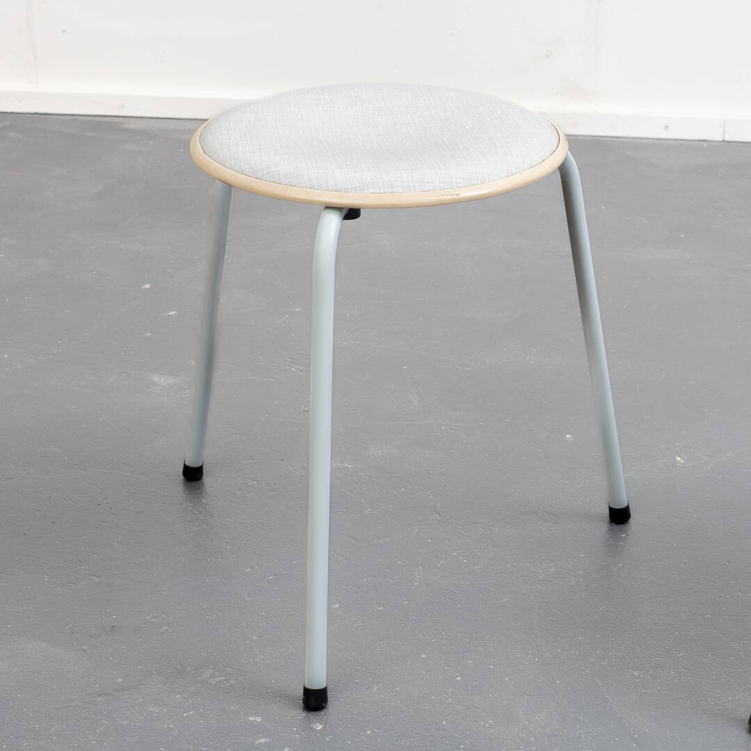1950s "Werzalit" stool: available 2, Bauhaus Design