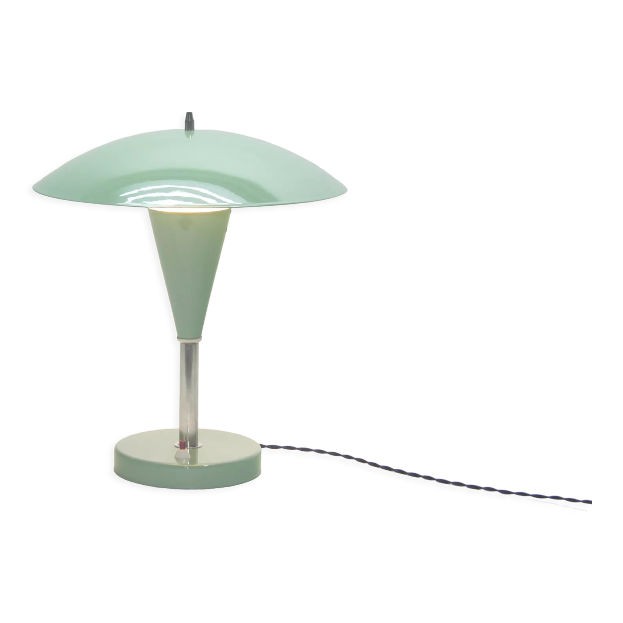 Lampe champignon vert, années 1960