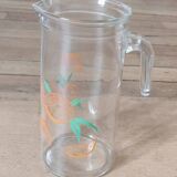 Carafe/pichet en verre vintage