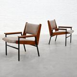 Modernist Armchairs, 1950s, Set of 2