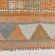 3x11 Orange & Green Oriental Vintage Runner Rug, 85x347Cm
