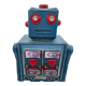 Old robot - metal/painted sheet - tin toys style - vintage
