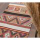 1970s Vintage Turkish Hand-Knotted Wool Cotton Orange Runner Rug 87x322