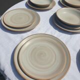 Set 17 plates Niderviller model Pierre