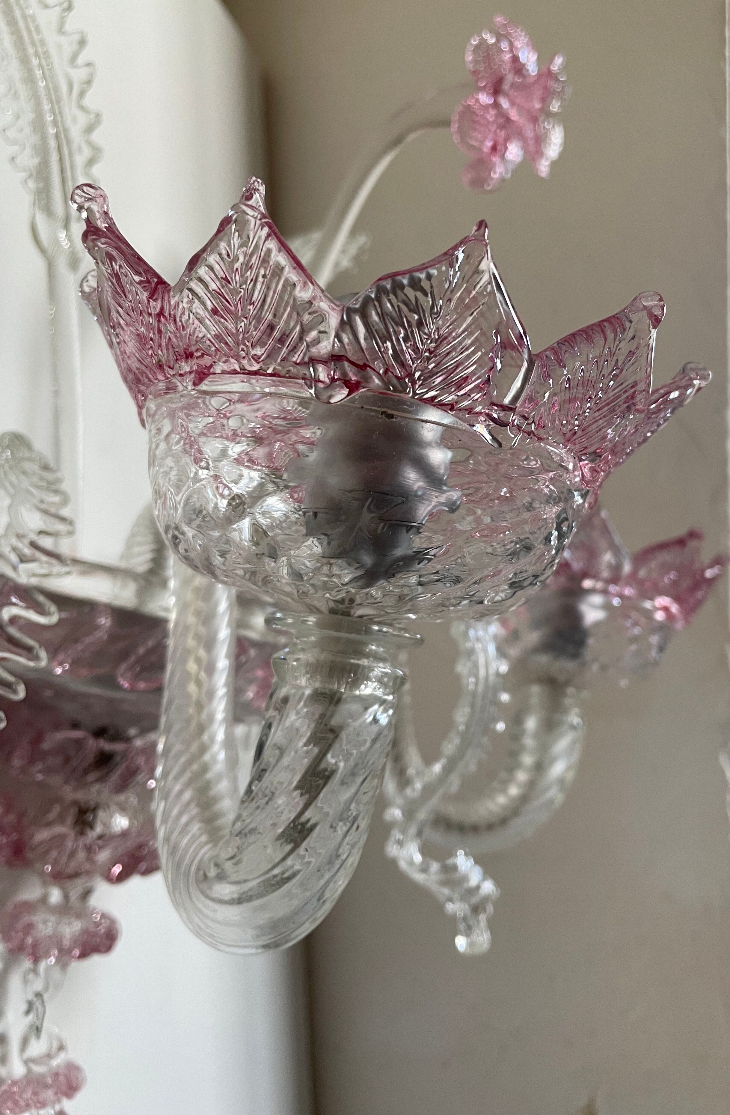 Wall lamp in Murano glass