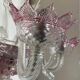 Wall lamp in Murano glass