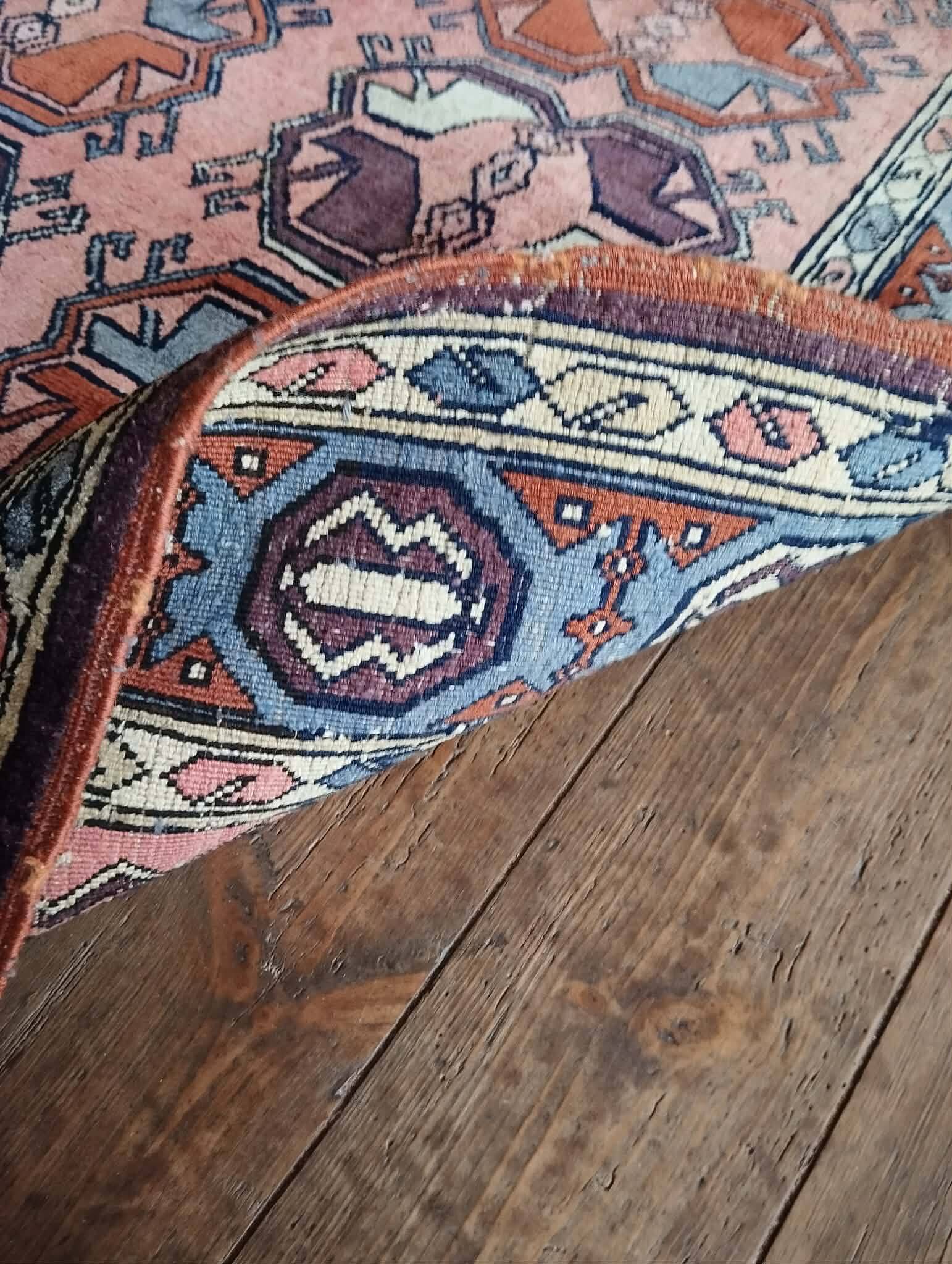 Handmade Turkmen silk carpet 163x117cm