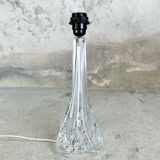 Pied de lampe à poser en cristal de Sèvres