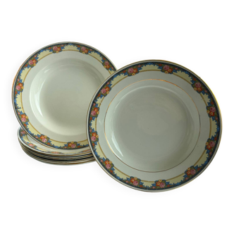 Assiettes en Faïence de Sarreguemines