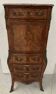 Louis XV style lady's secretary in light wood marquetry, 20th century.