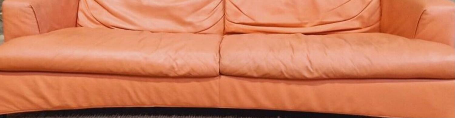 Vintage 3 seater leather sofa