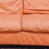 Vintage 3 seater leather sofa