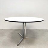 Vintage round dining table Mad men style