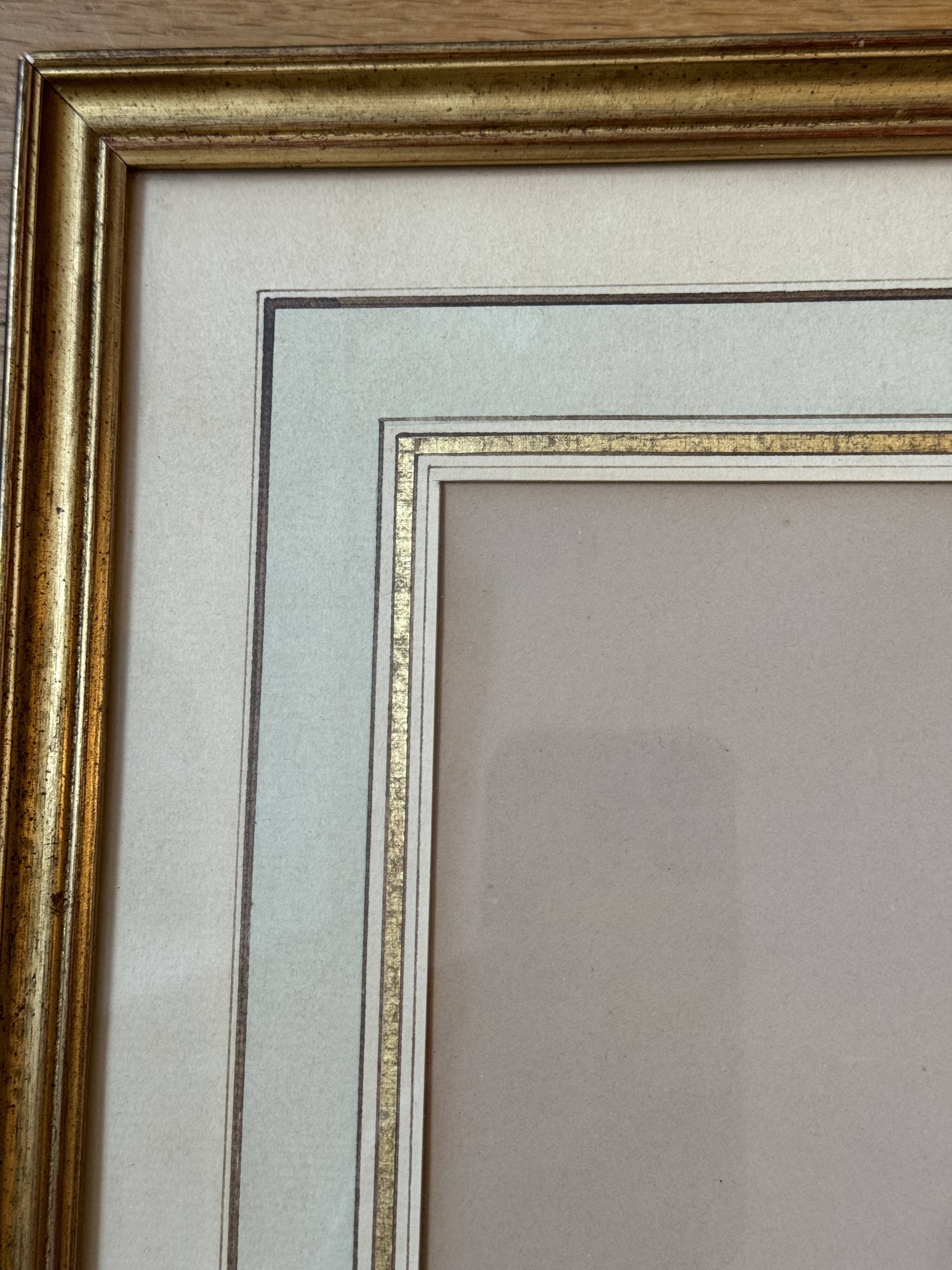 Old orientalist painting, Sebastia, after David Roberts 20th century