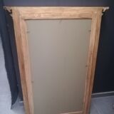 Mirror in wood and polychrome stucco 74x105cm