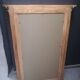 Miroir en bois et stuc polychrome 74x105cm
