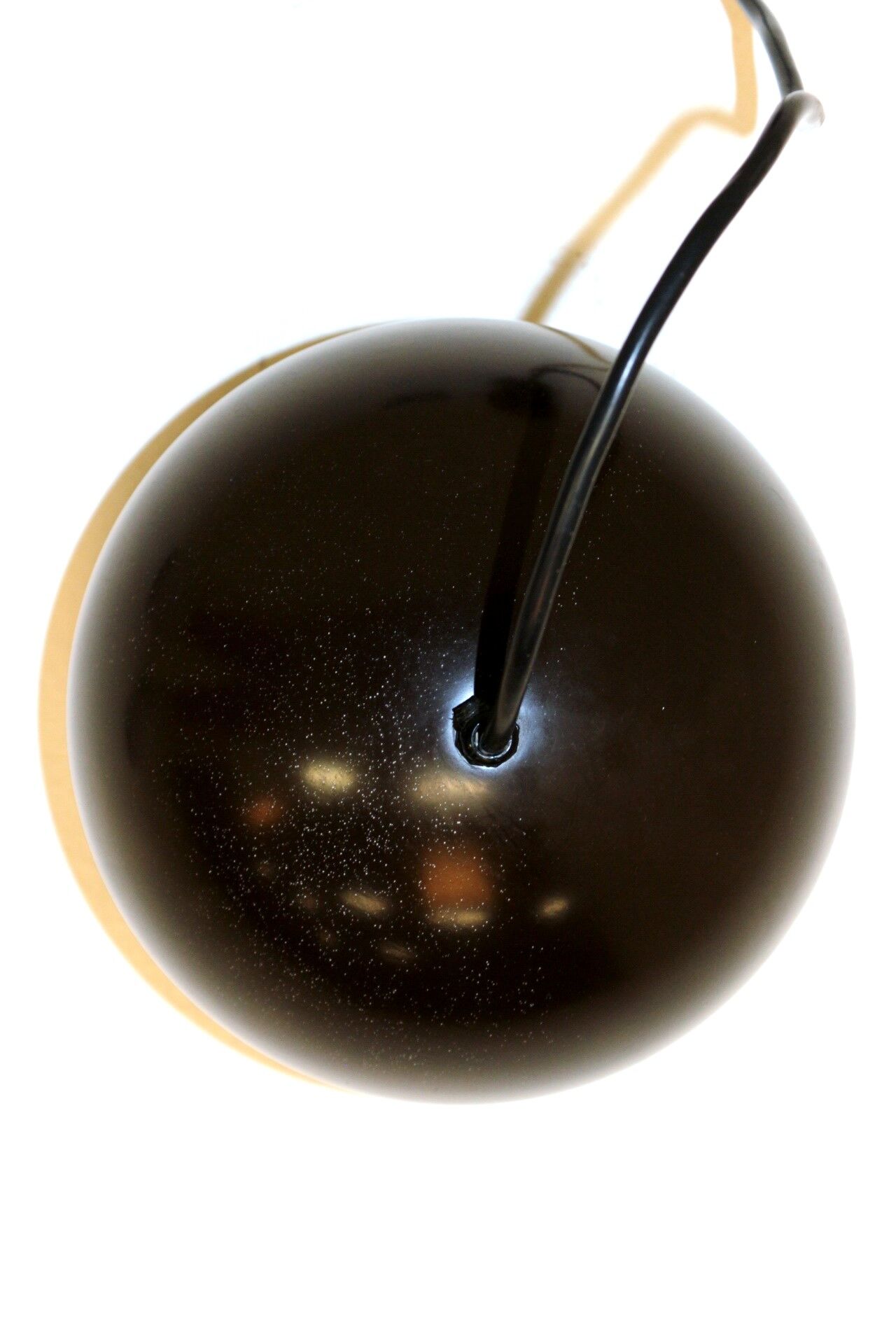 Metal spherical hanging lamp, Sweden, 1970