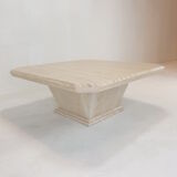 Italian Travertine Bar table or Coffee Table, 1980s