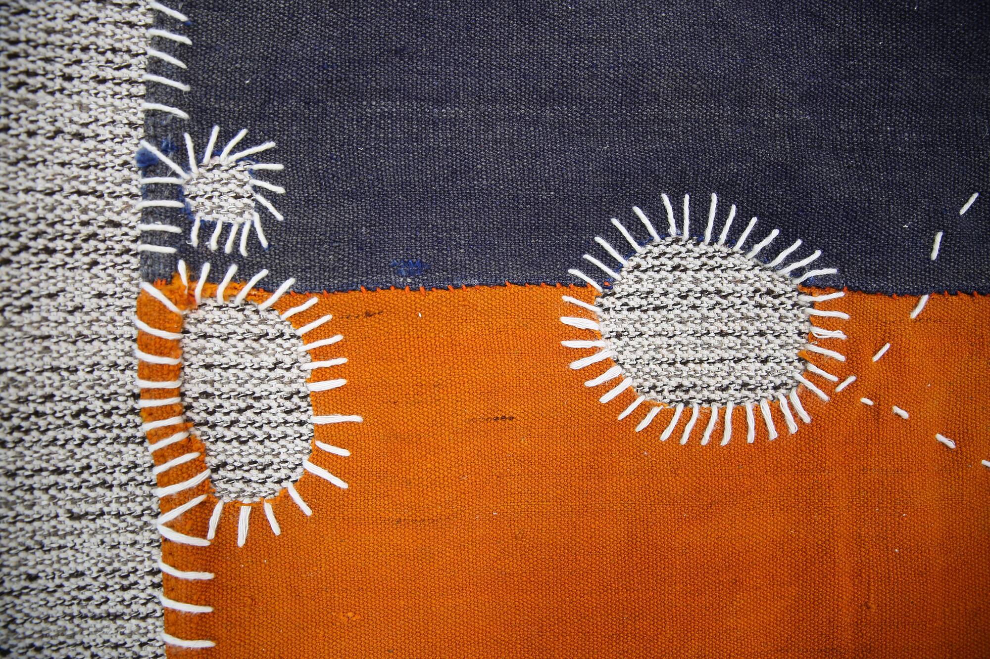 Vintage Anatolian Wall Tapestry Rug, Wall Textile Art, 90x106 Cm