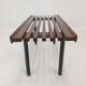 Bench in Teak with Brass Feet, Italy, 1950s