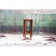 Modern mid-century teak oval lid table Denmark