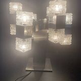 Chandelier transformed into a Sciolari 12-light lamp
