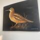 Peinture sur bois oiseaux