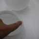 White glass globe ø20cm