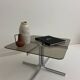 Vintage glass coffee table